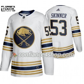 Adidas Maillot de Hockey Buffalo Sabres Jeff Skinner 53 50th Anniversary Adidas 2019-20 Blanc Authentic - Enfant